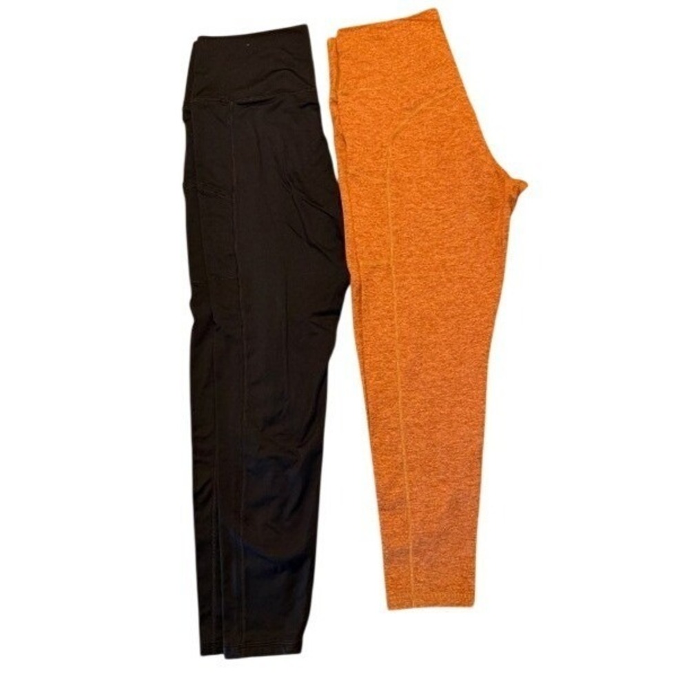 OFFLINE by Aerie Leggings Bundle XL Hugger Orange Warmup Black High Rise Pockets